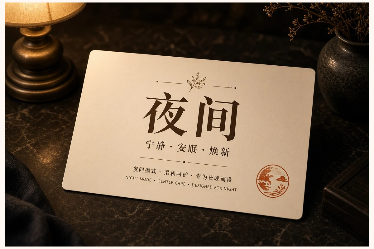 夜间阅读说明